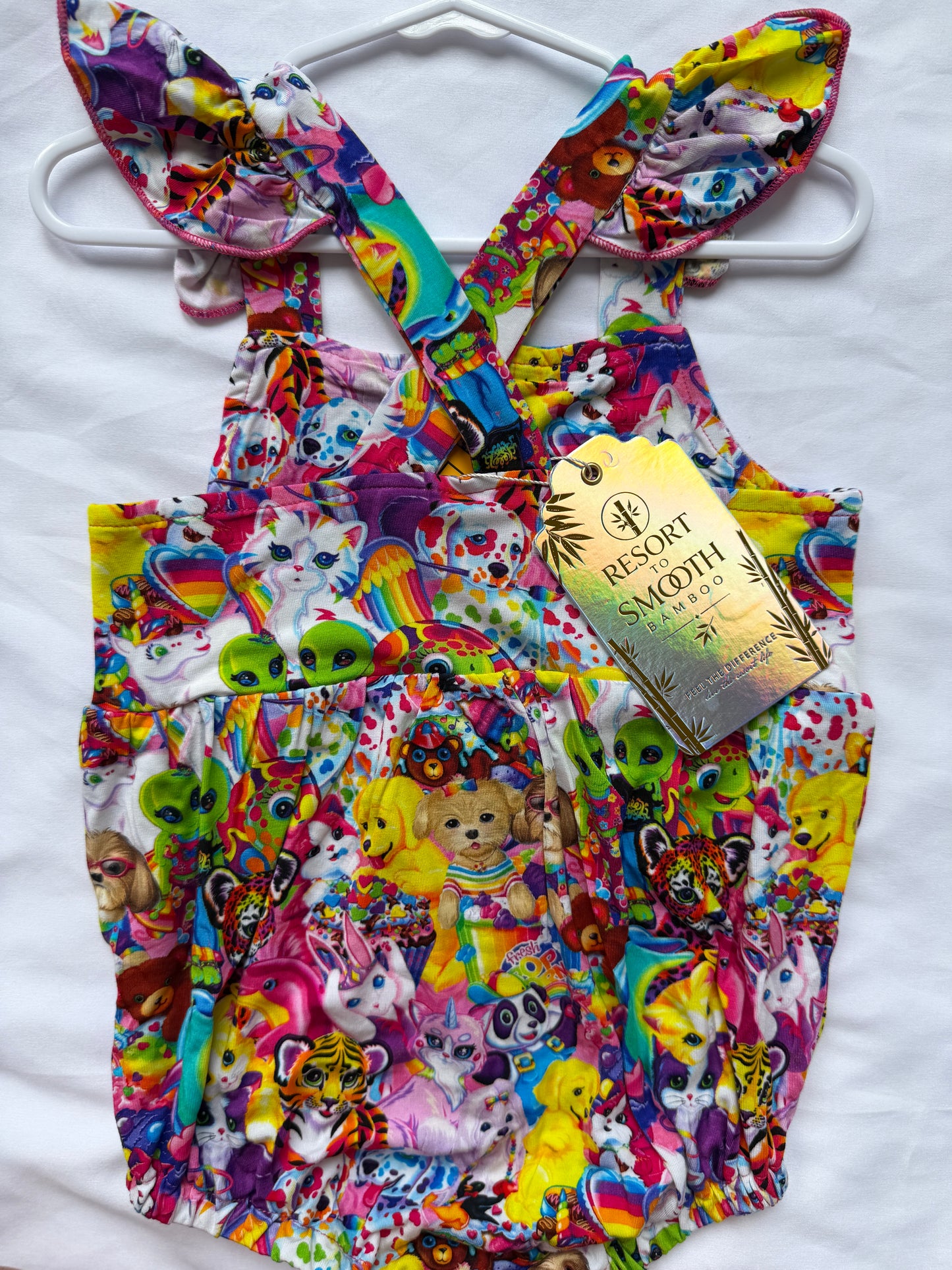 90’s Baby Flutter Sleeve Summer Bamboo Bubble