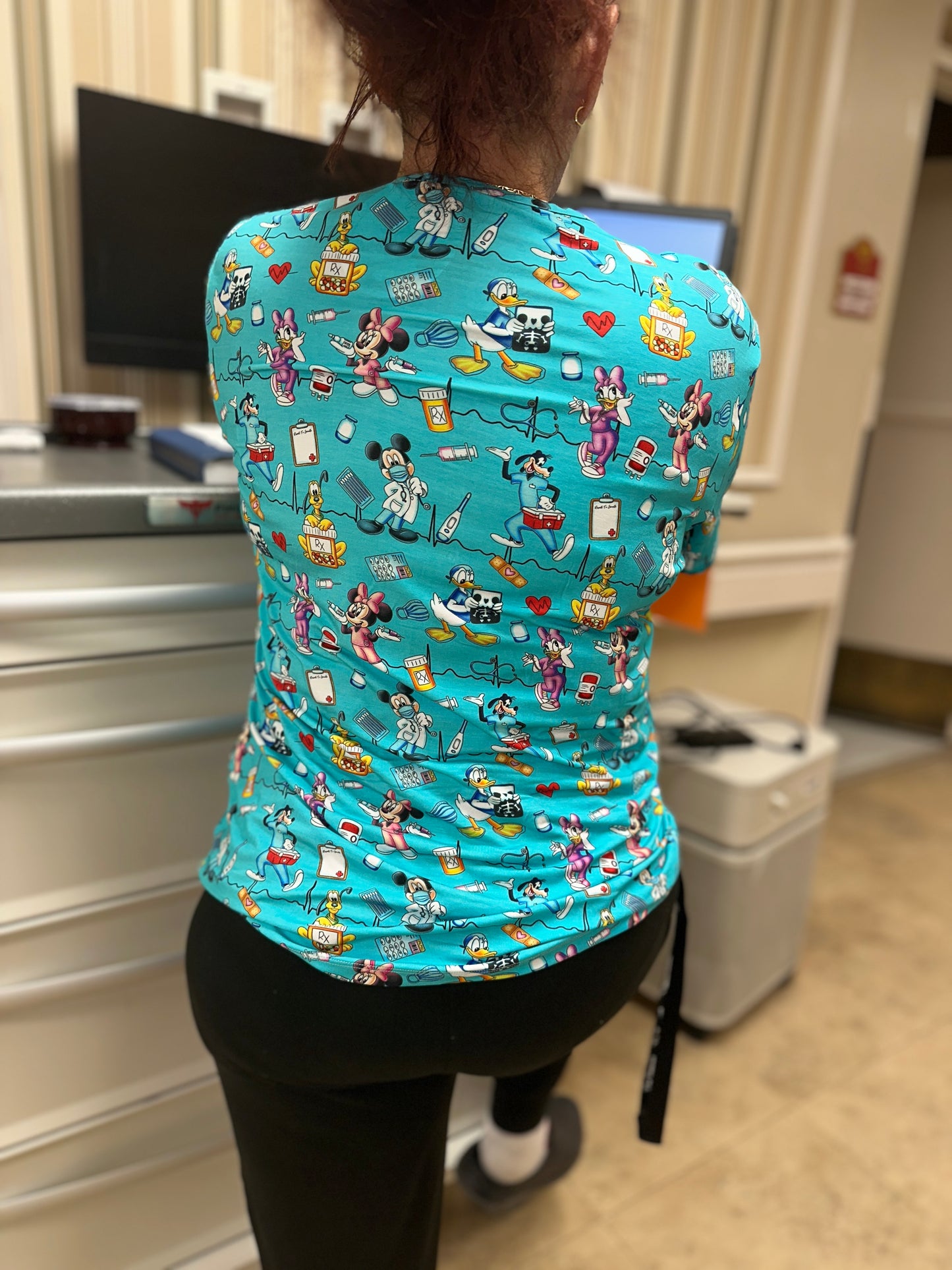 Mini’s Medical Team Short Sleeve Vneck Shirt Bamboo