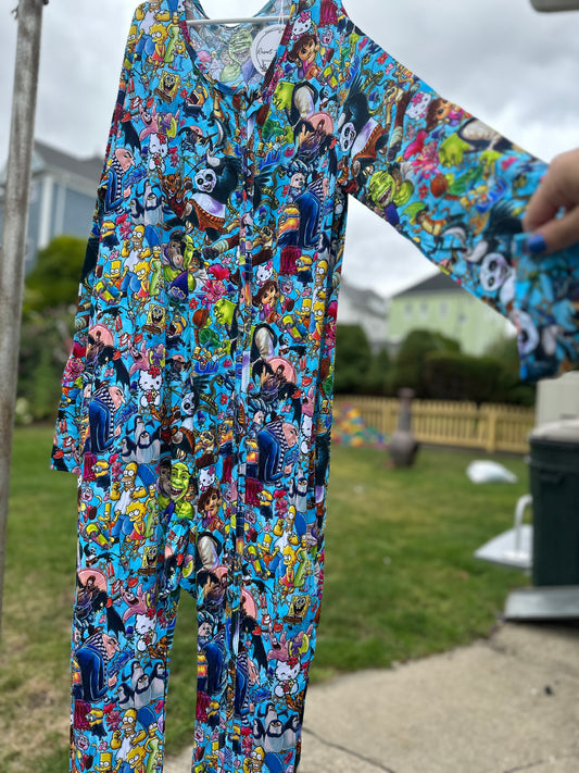 BLUE DUO ADULT ZIPPY (women size down 1 )