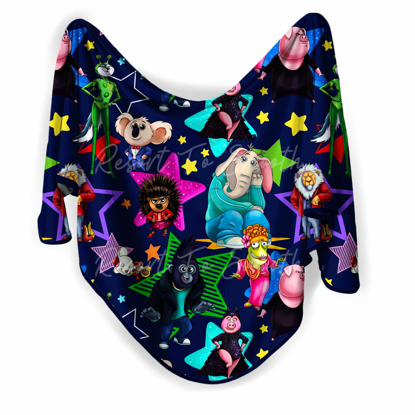 Sing Single Layered Bamboo Blanket / Swaddle 46”x46”