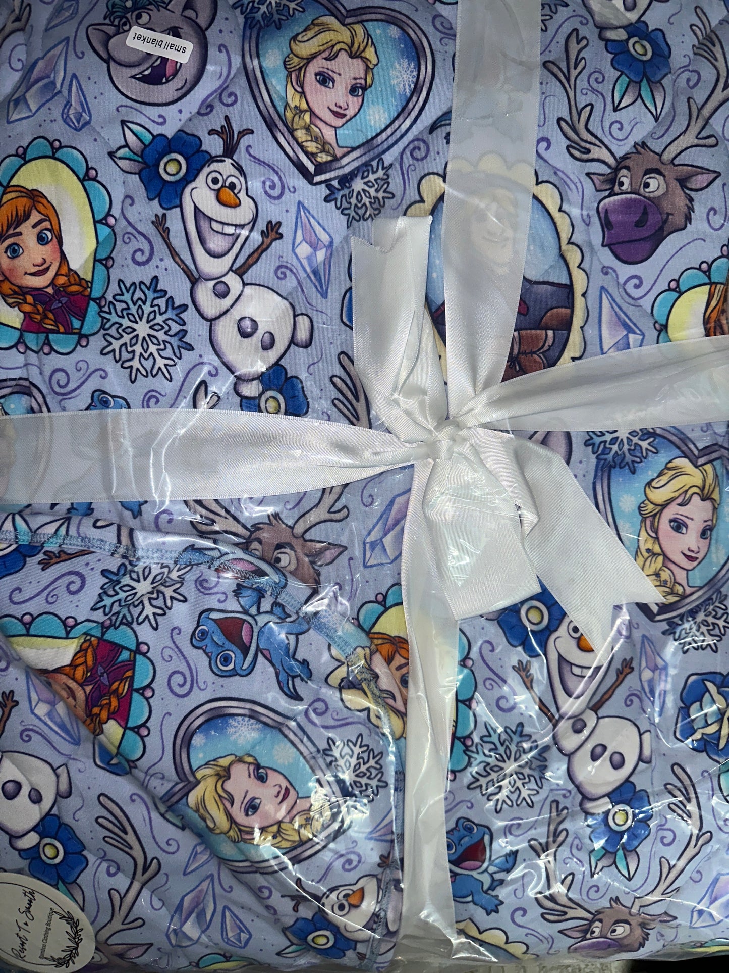 Frozen Bamboo Quilted Blanket 60x50”