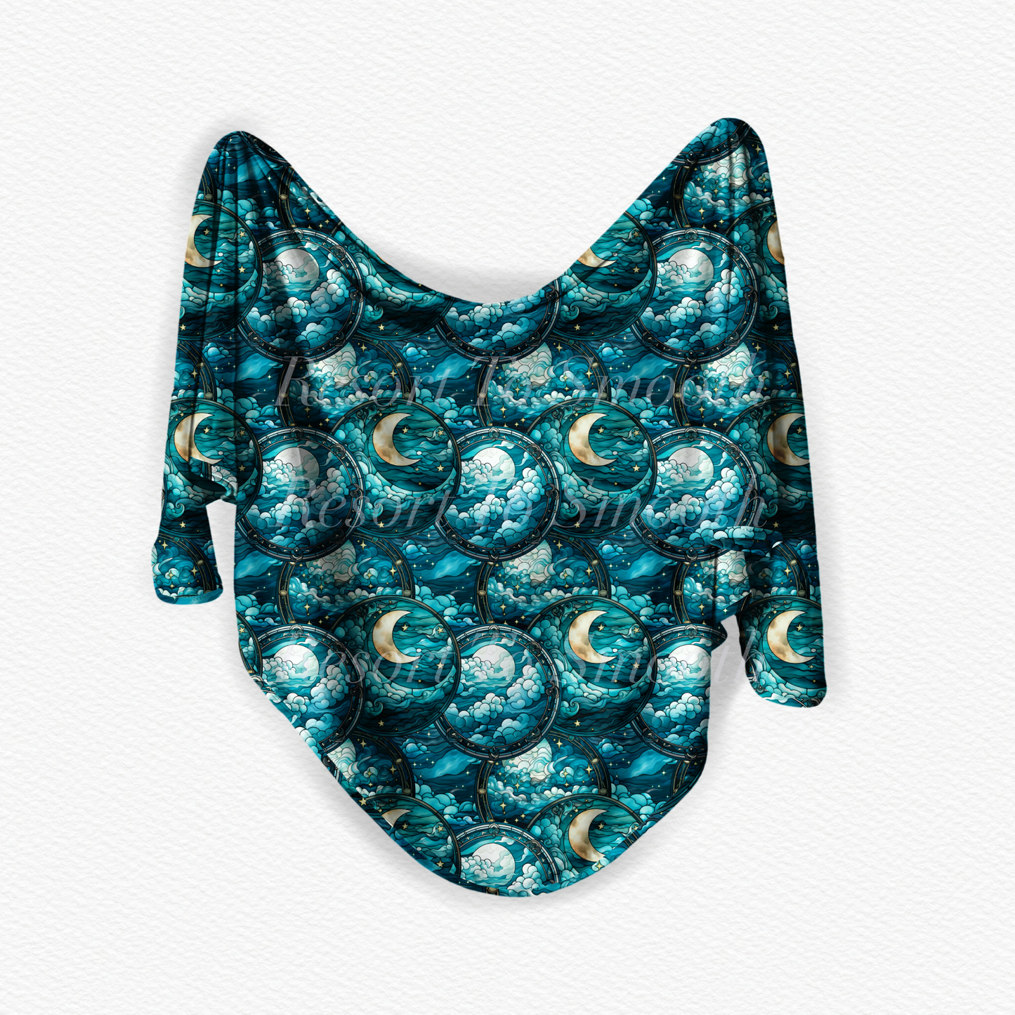 Midnight Skies Single Layered Bamboo Blanket / Swaddle 46”x46”