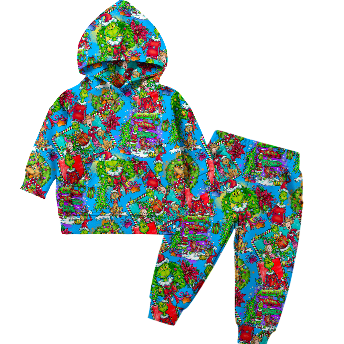 “ Tis The Season “ French Terry Bamboo Long Sleeve Hoodie Jogger Set