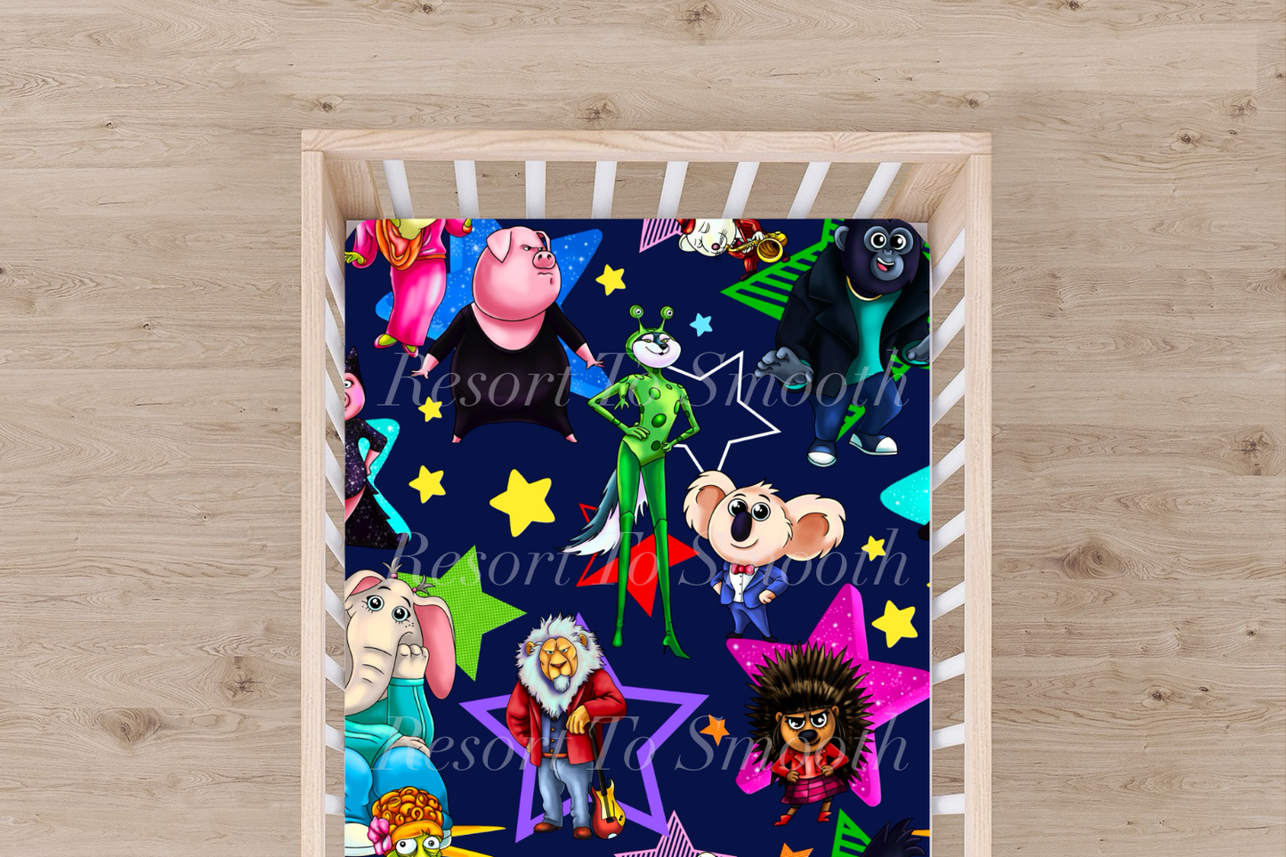 Sing Bamboo CRIB Sheet