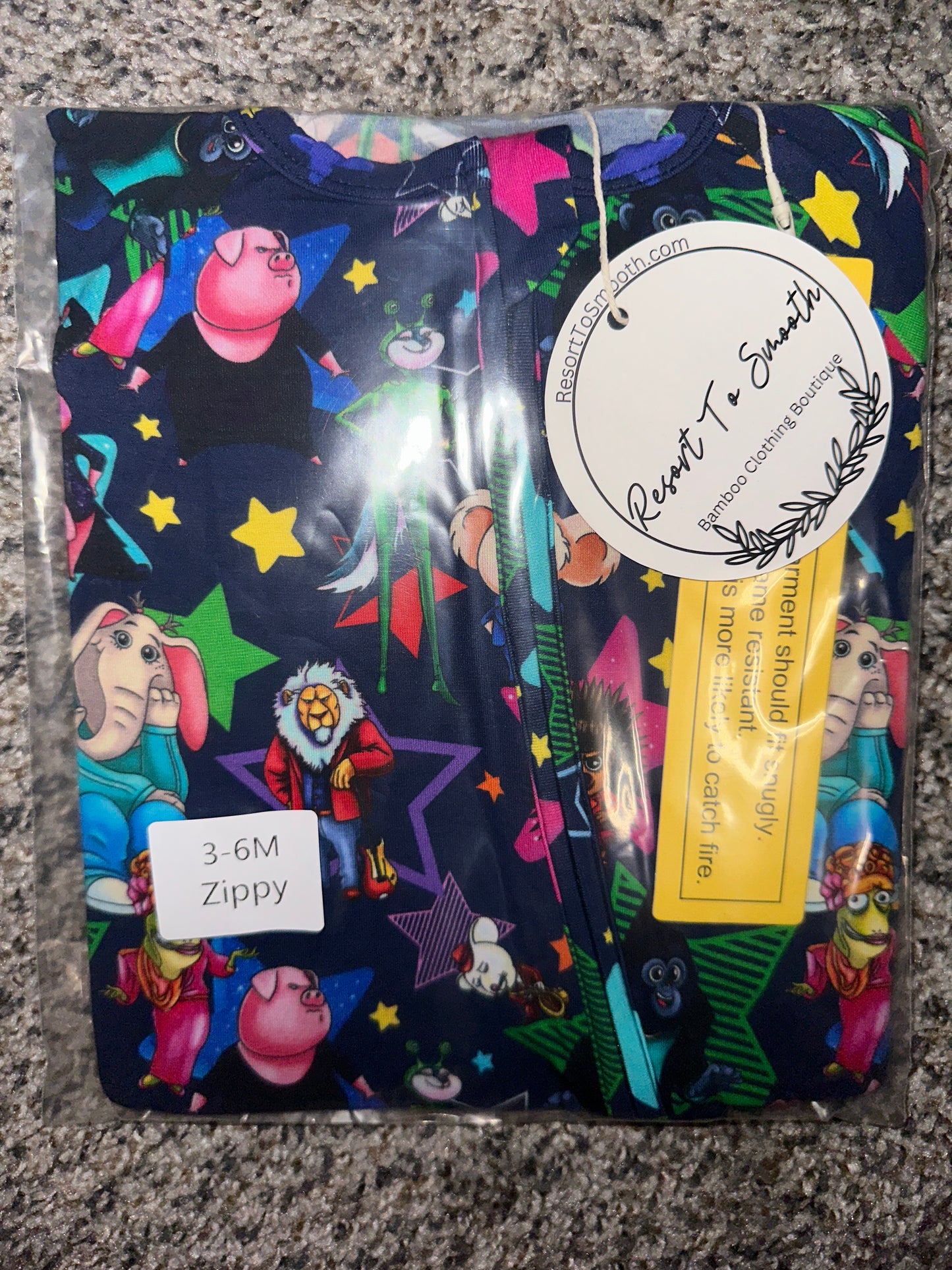 Sing Bamboo Zippy WITH FEET GRIPS