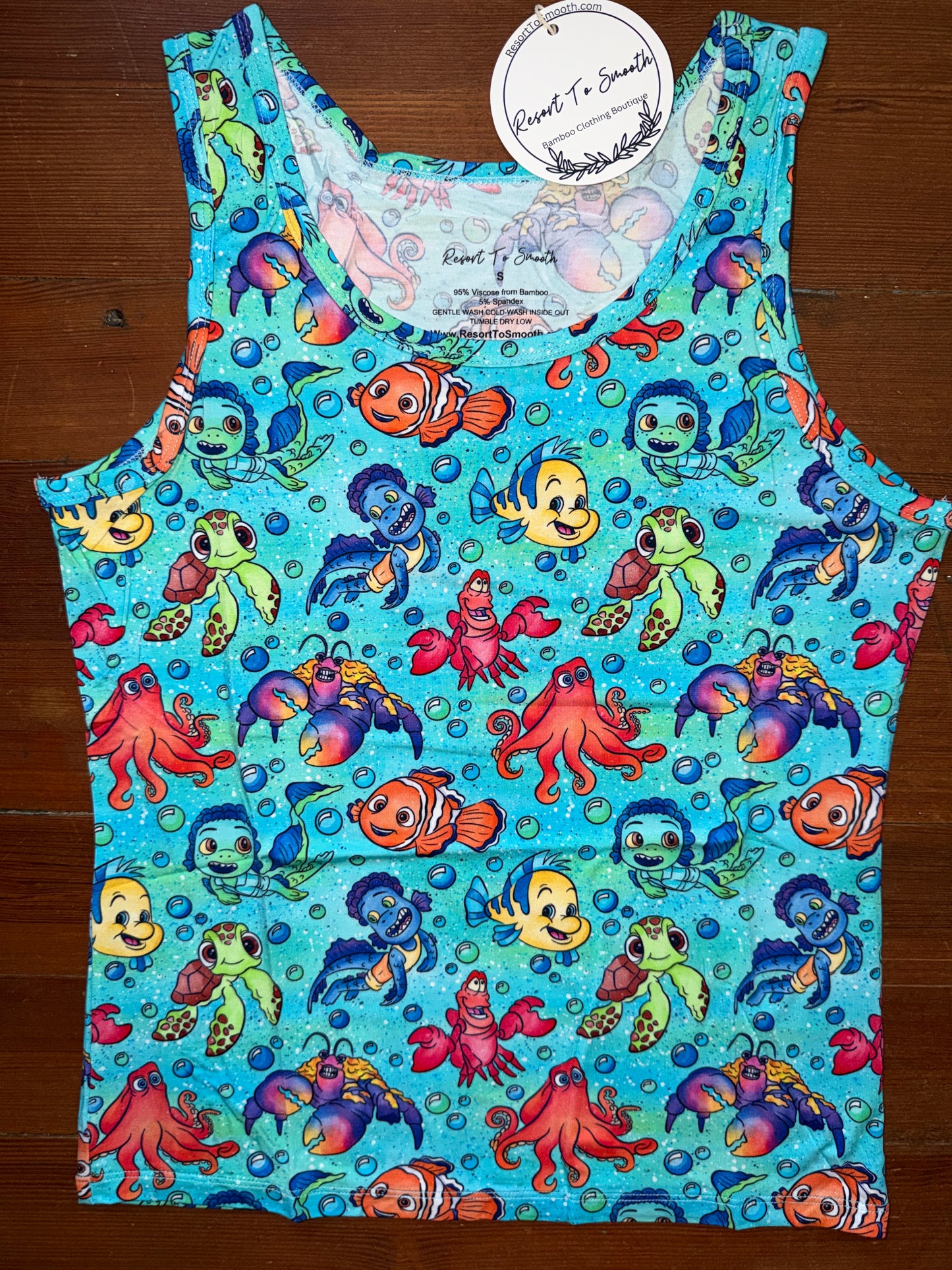 “ Sea Buddies “ Women’s Tank Top Bamboo