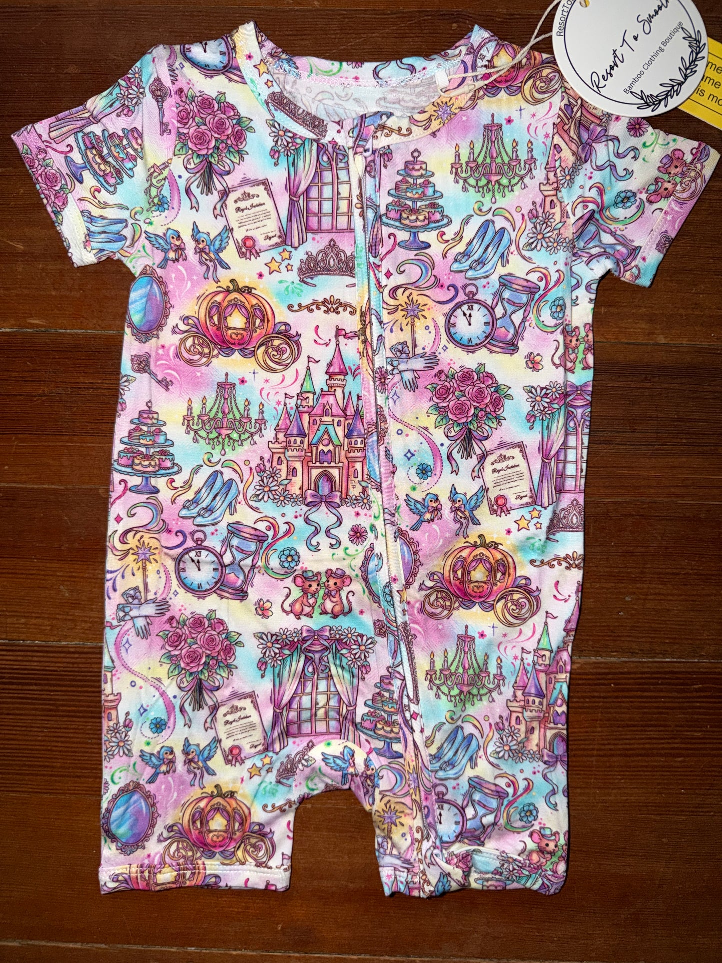 “ Glass Slipper “ Bamboo Shortie