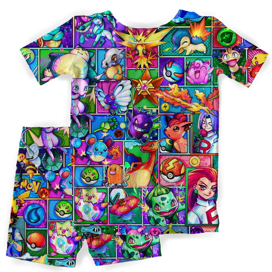 “We Pekachu” Short Sleeve Shorts Set