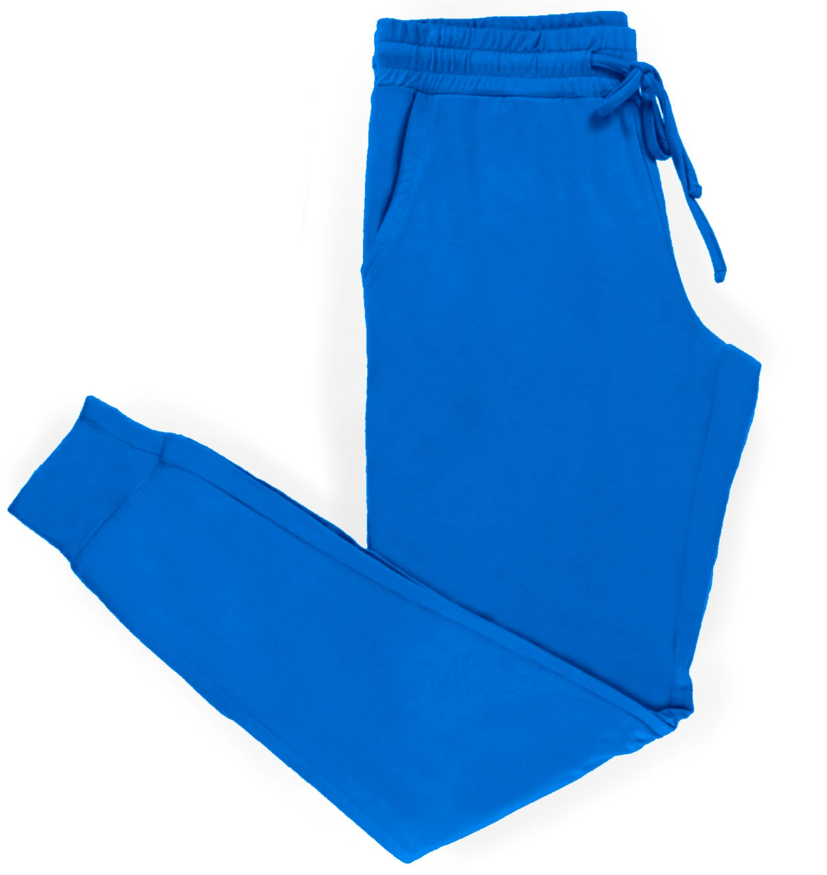 Blue Terry Bamboo Women’s Jogger Pants
