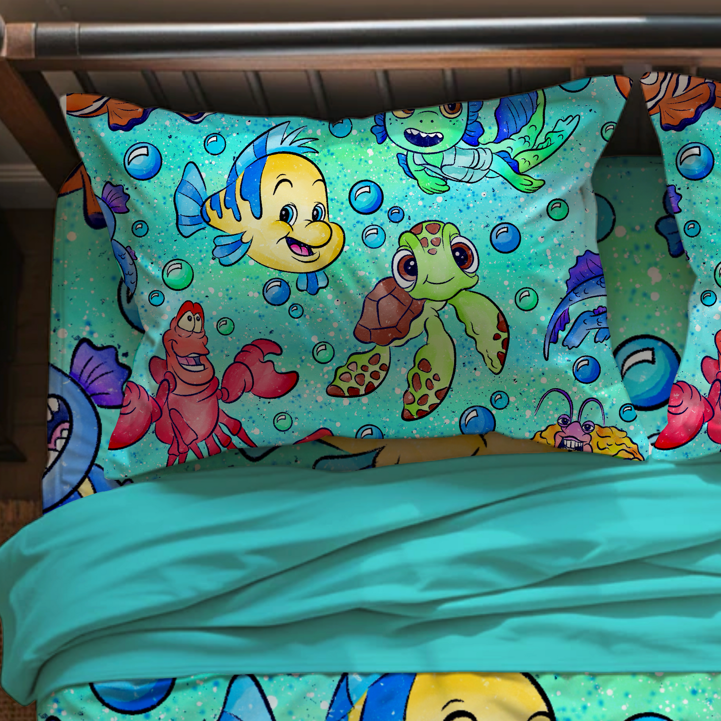 “ Sea Buddies ” Bamboo Pillowcase