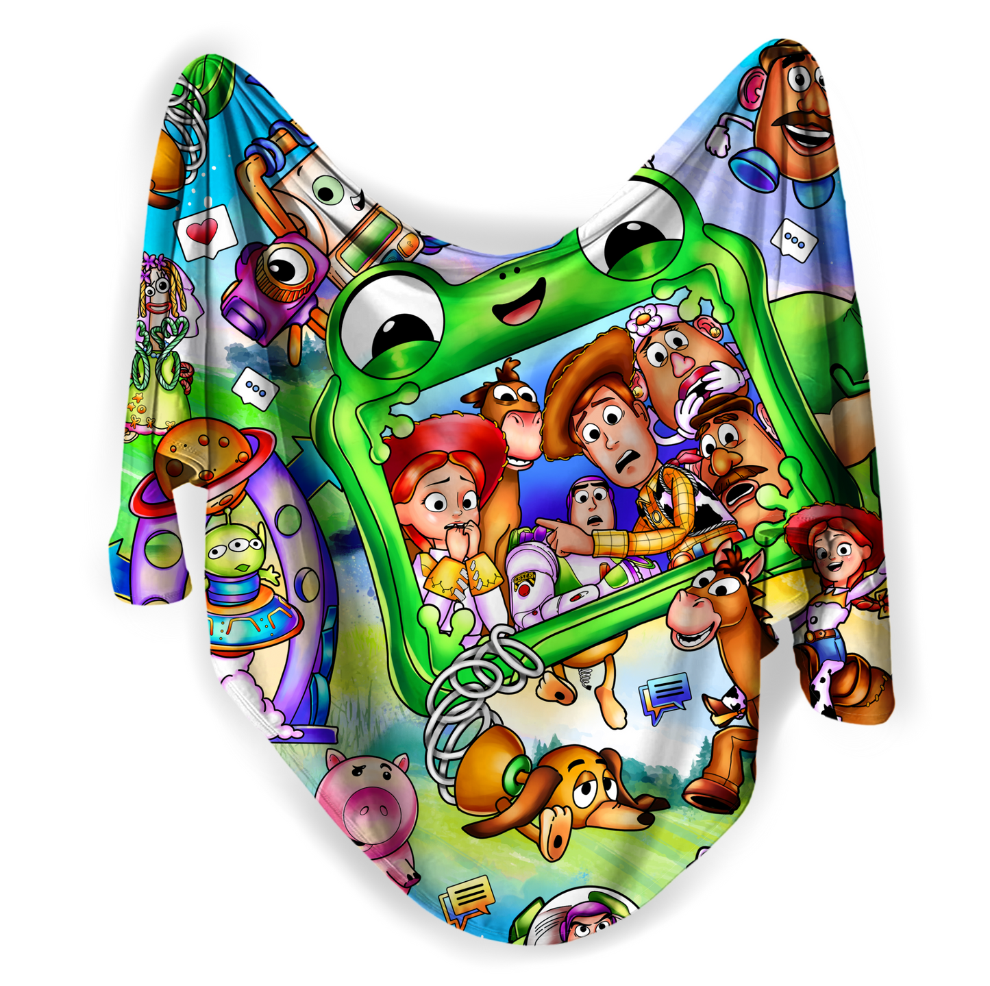 Lillypad Bamboo Single Layered Blanket 46x46 inches