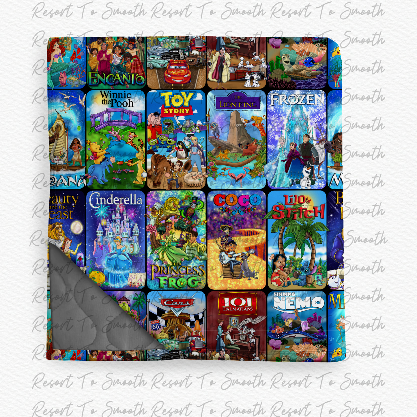 SHIPS 1/15 - “ VHS TO DVD” Bamboo Quilted Blanket 60x80”