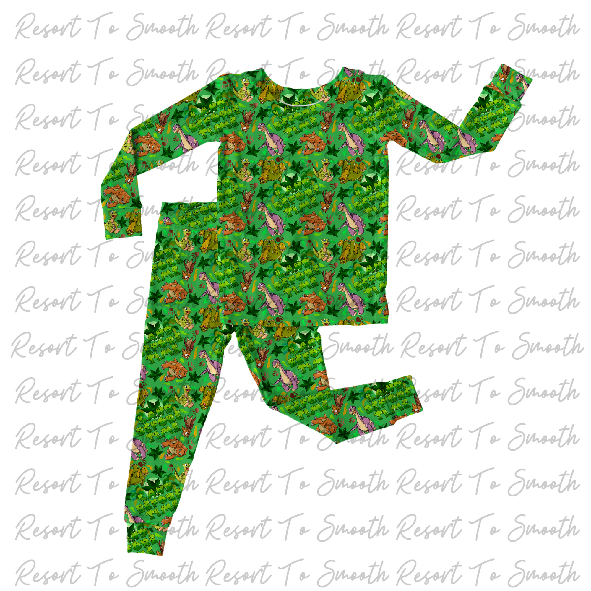Land Before Long Sleeve Pants Bamboo Set