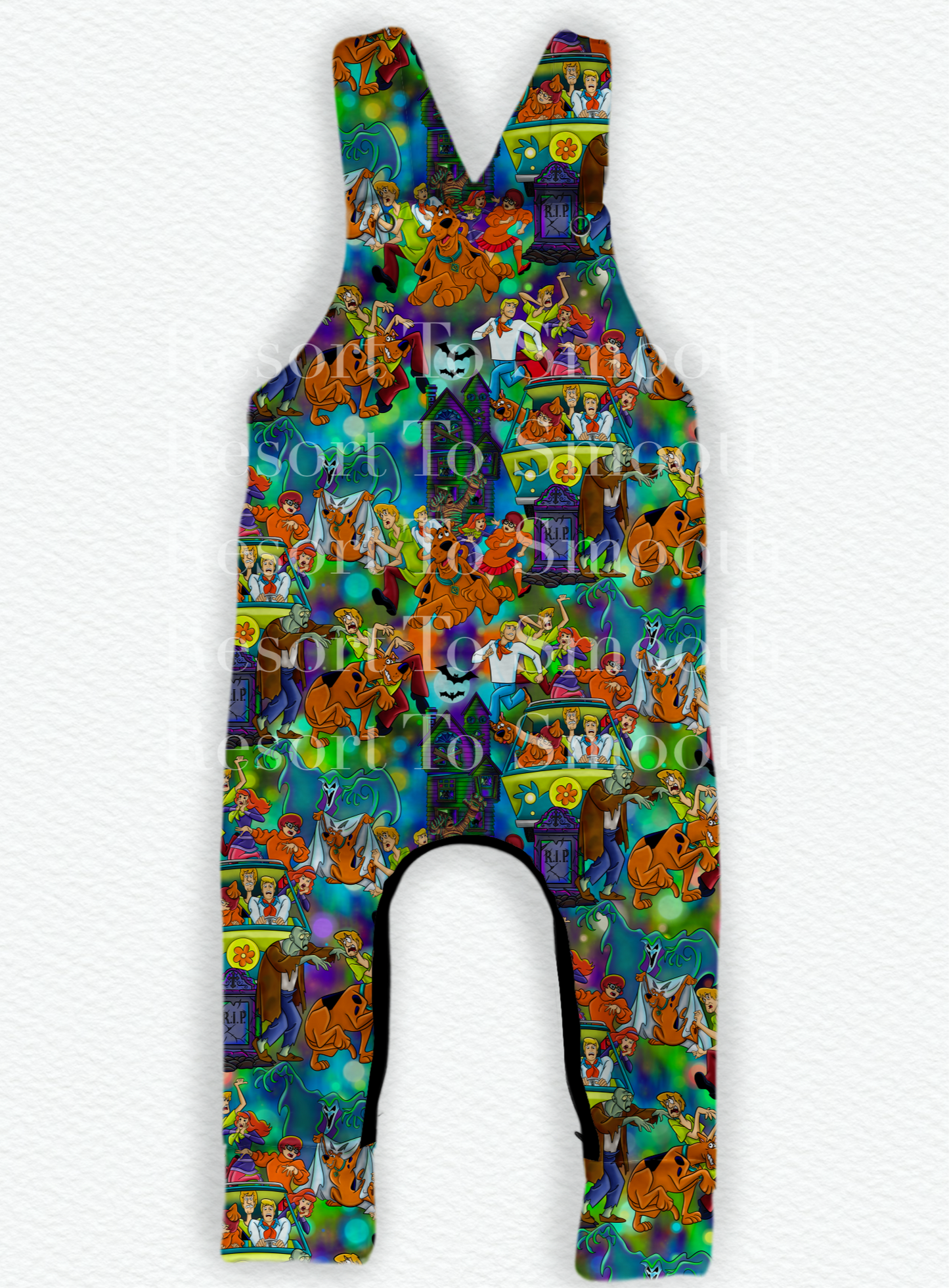 Ruh Roh Bamboo Overalls Dungarees