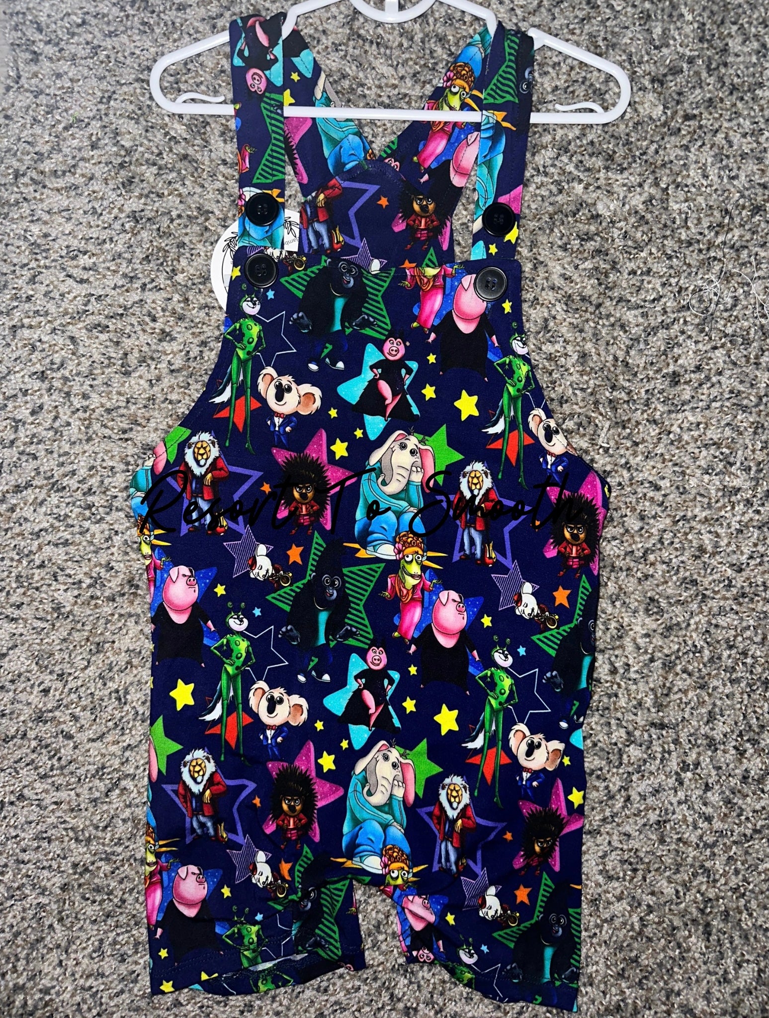 SHORT Sing Bamboo Overalls Dungarees