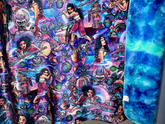 Moana Double Layered Minky Blanket 60x50”