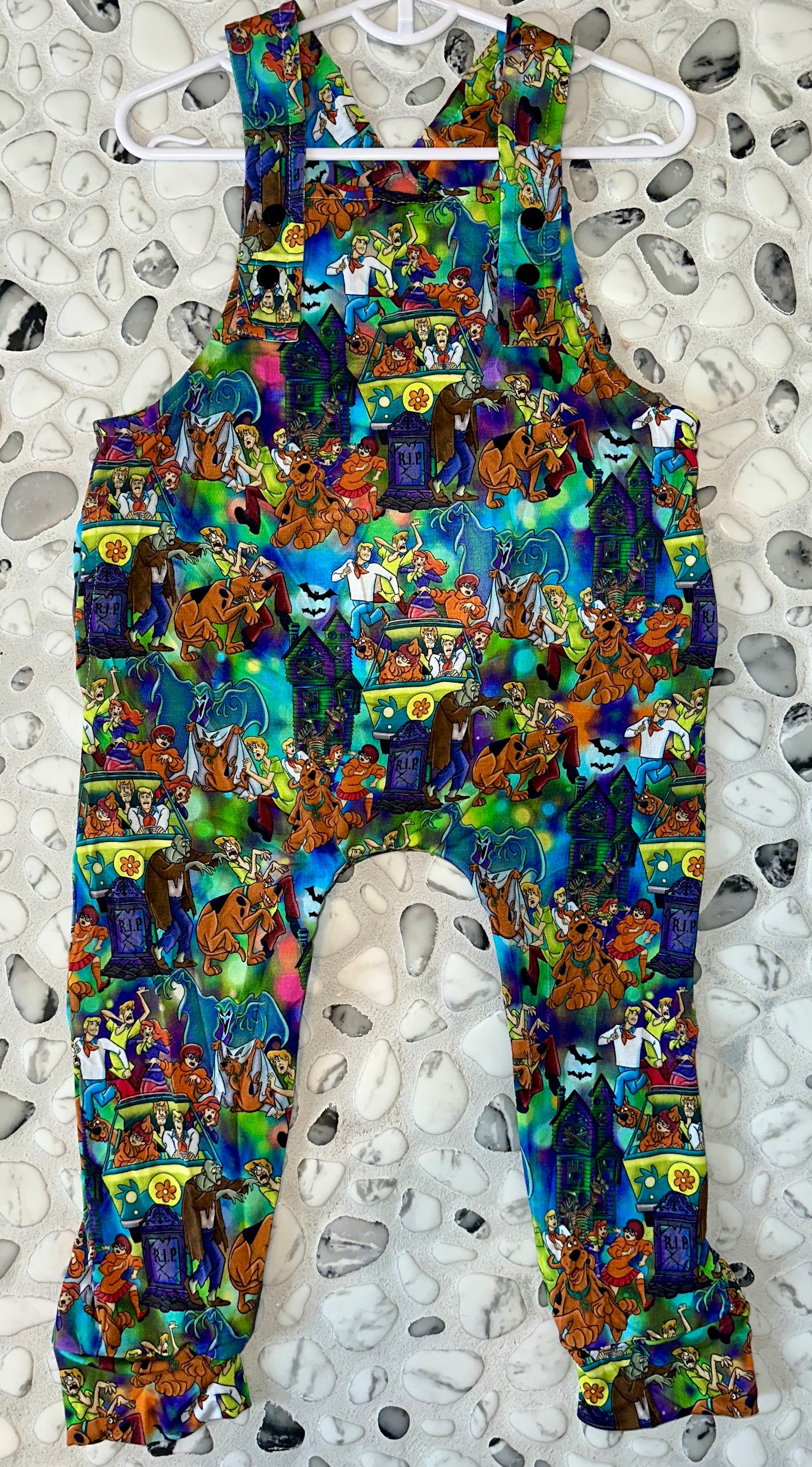 Ruh Roh Bamboo Overalls Dungarees