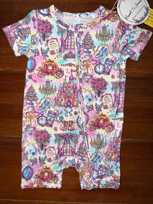 Glass Slipper Bamboo Shortie side zip