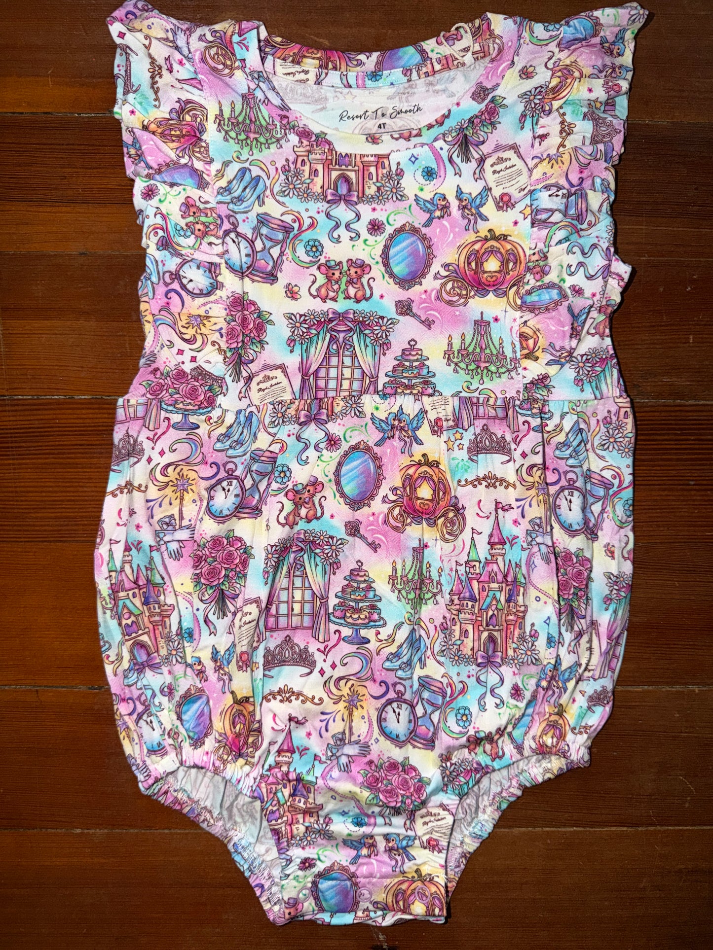“ Glass Slipper “ Flutter Bubble Bamboo