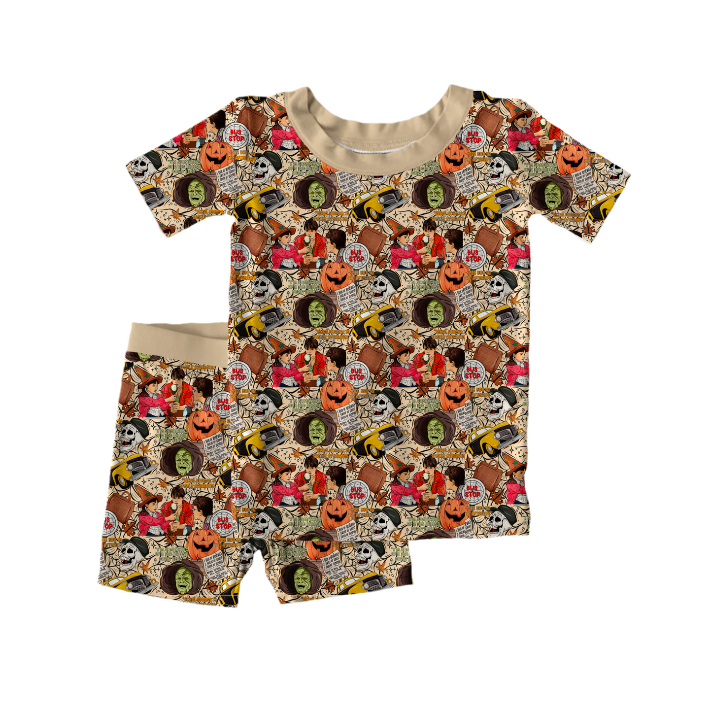 CLEARANCE Halloweentown Short Sleeve Shorts Set