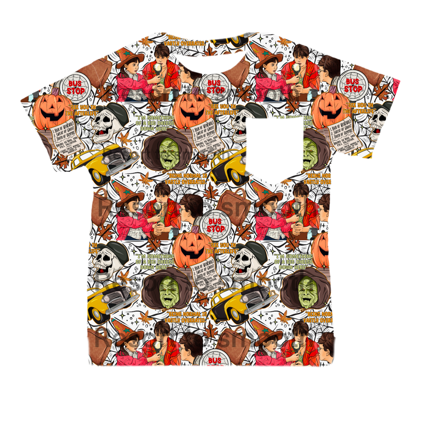 CLEARANCE Halloweentown Pocket Tee Short Sleeve Shirt