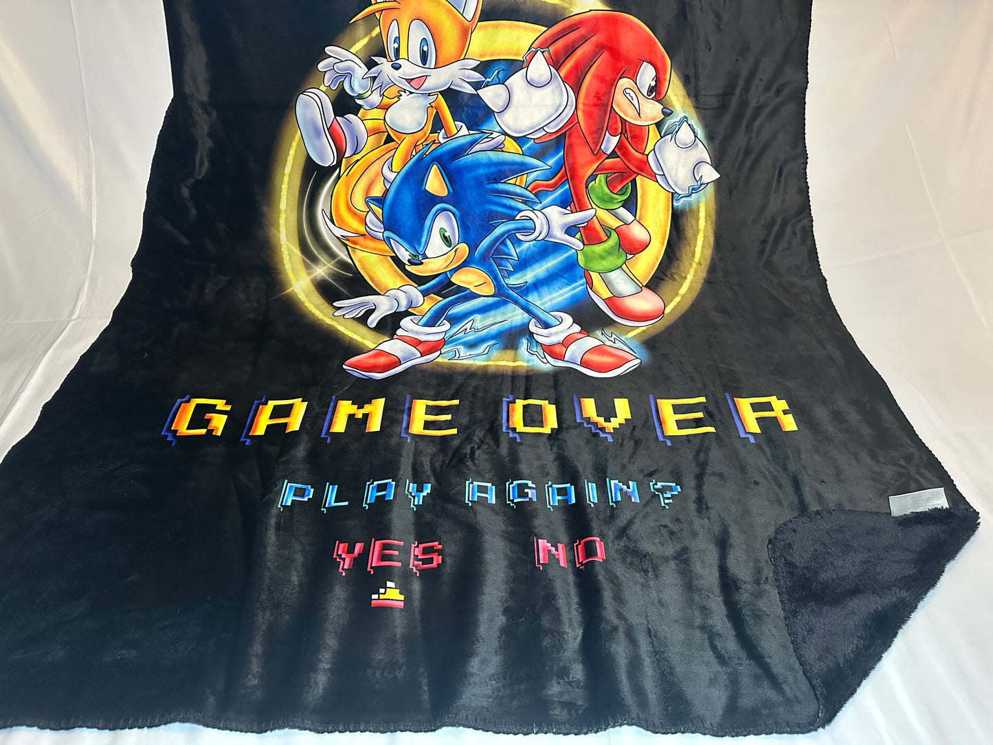 Sonic Double Layered  MINKY Blanket 60x80”