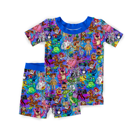 Toy Story BLUE Short Sleeve Shorts Set Bamboo PREORDER