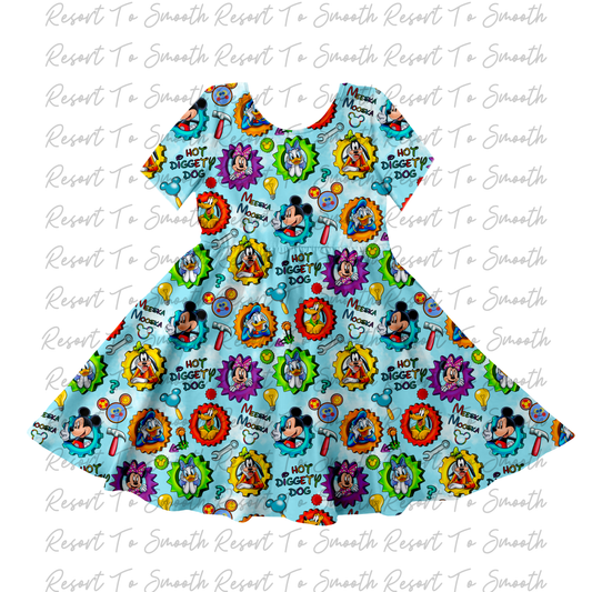 Girls Bamboo Dress Pattern1