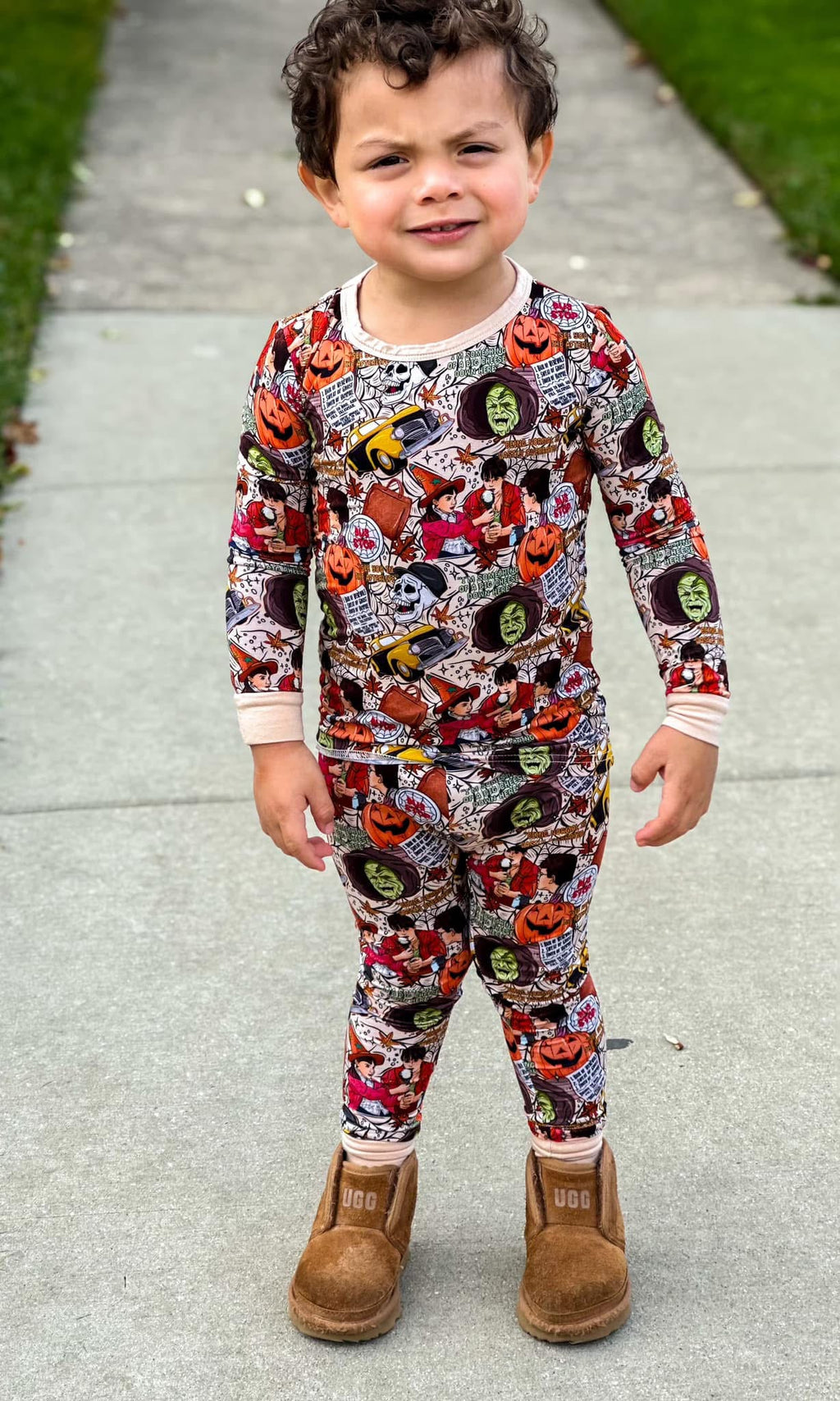 Halloweentown Bamboo Long Sleeve Pants Set