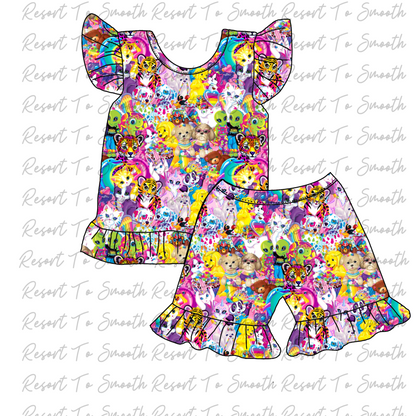 PREORDER Lisa F Bamboo FLUTTER Sleeve + FLUTTER Shorts