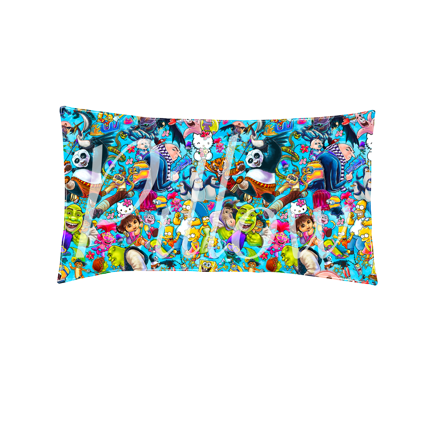 BLUE DUO Bamboo Pillowcase
