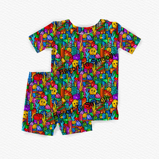 Letsgo Short Sleeve Short Set