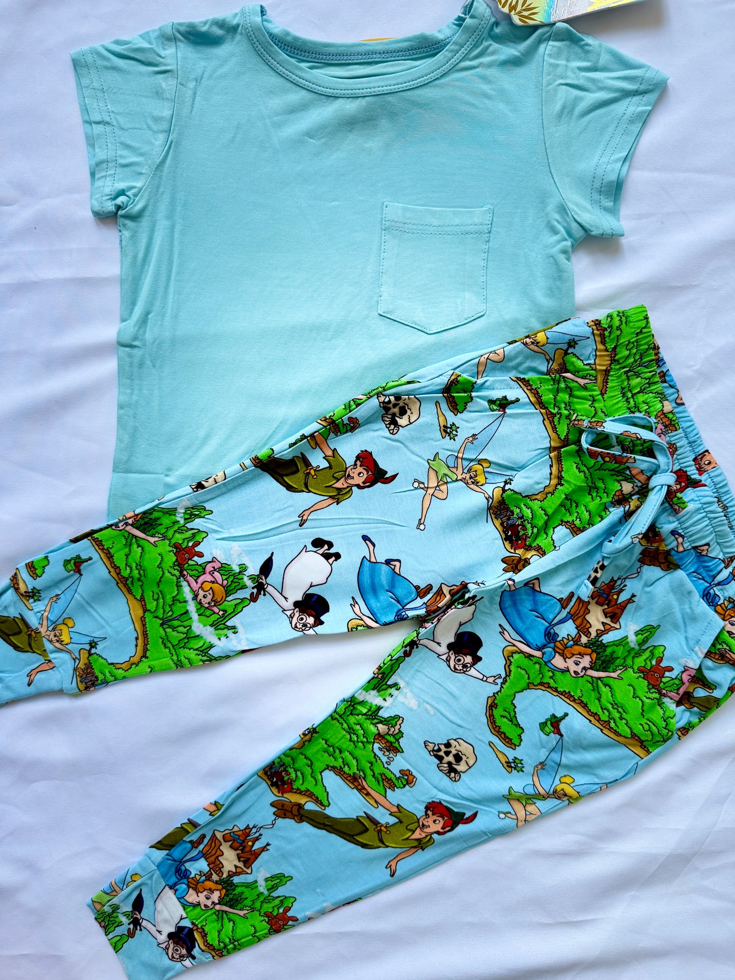 Flying Boy Bamboo Short Sleeve Daywear Jogger Set