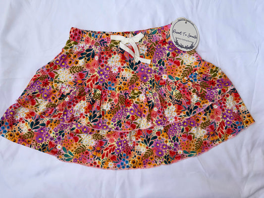 Autumn Floral Bamboo Twirl Skort *NO CODES *