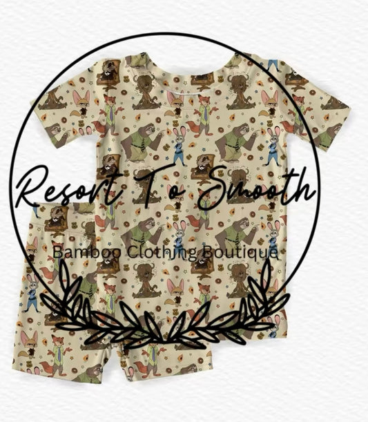 ZOOTOPIA Short Sleeve Short Set *SITE EXCLUSIVE*