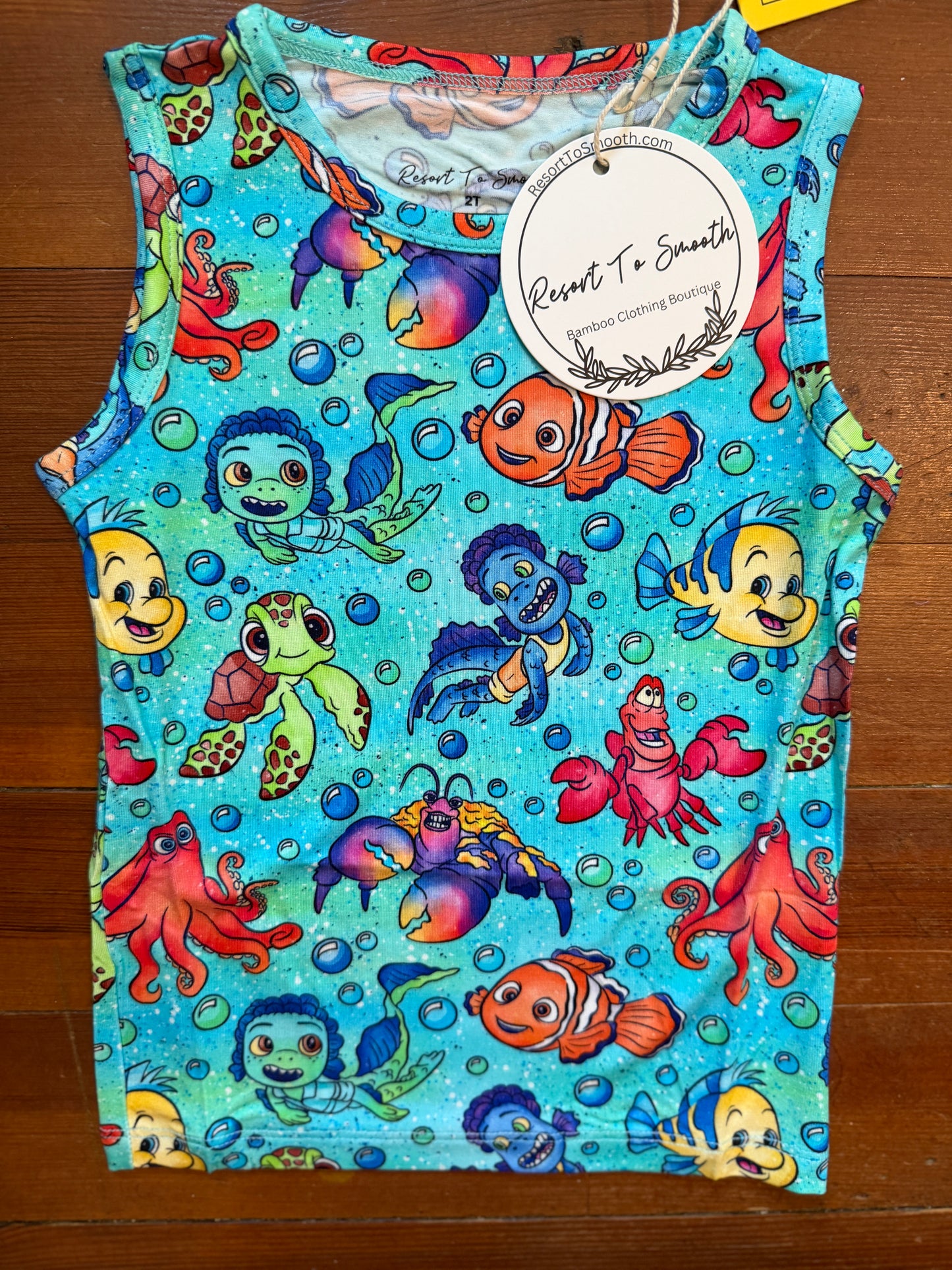 “Sea Buddies” Tank Top Bamboo