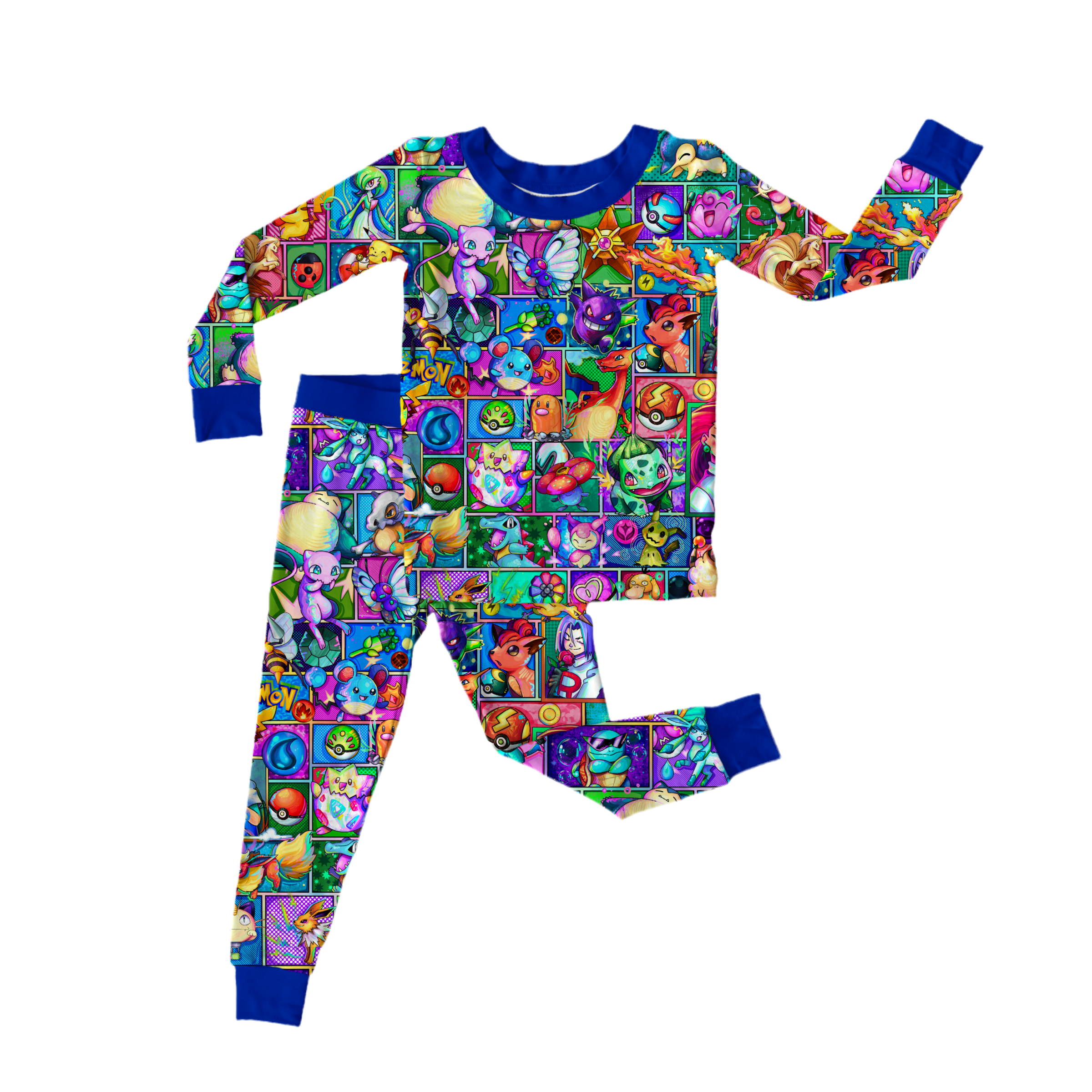 “We Pekachu” Long Sleeve Pants Set