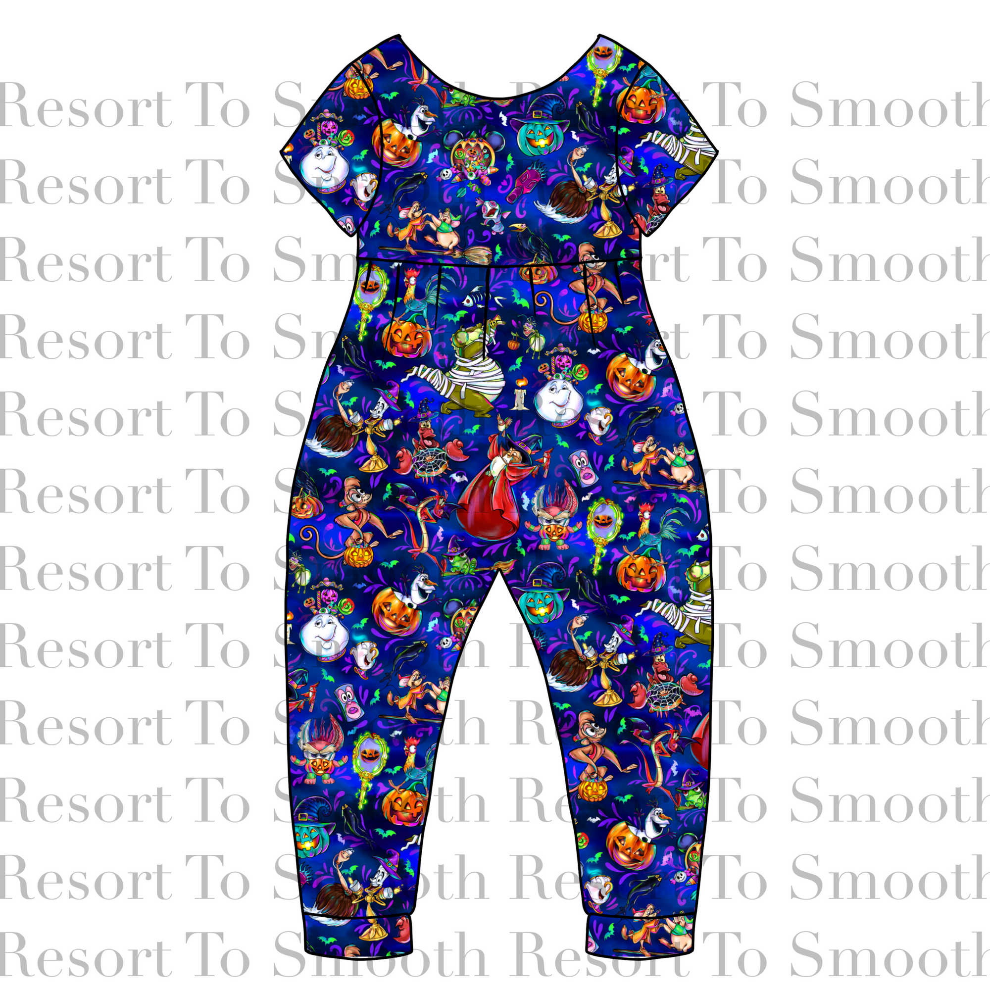 Spooky SideKicks Short Sleeve Bubble Romper