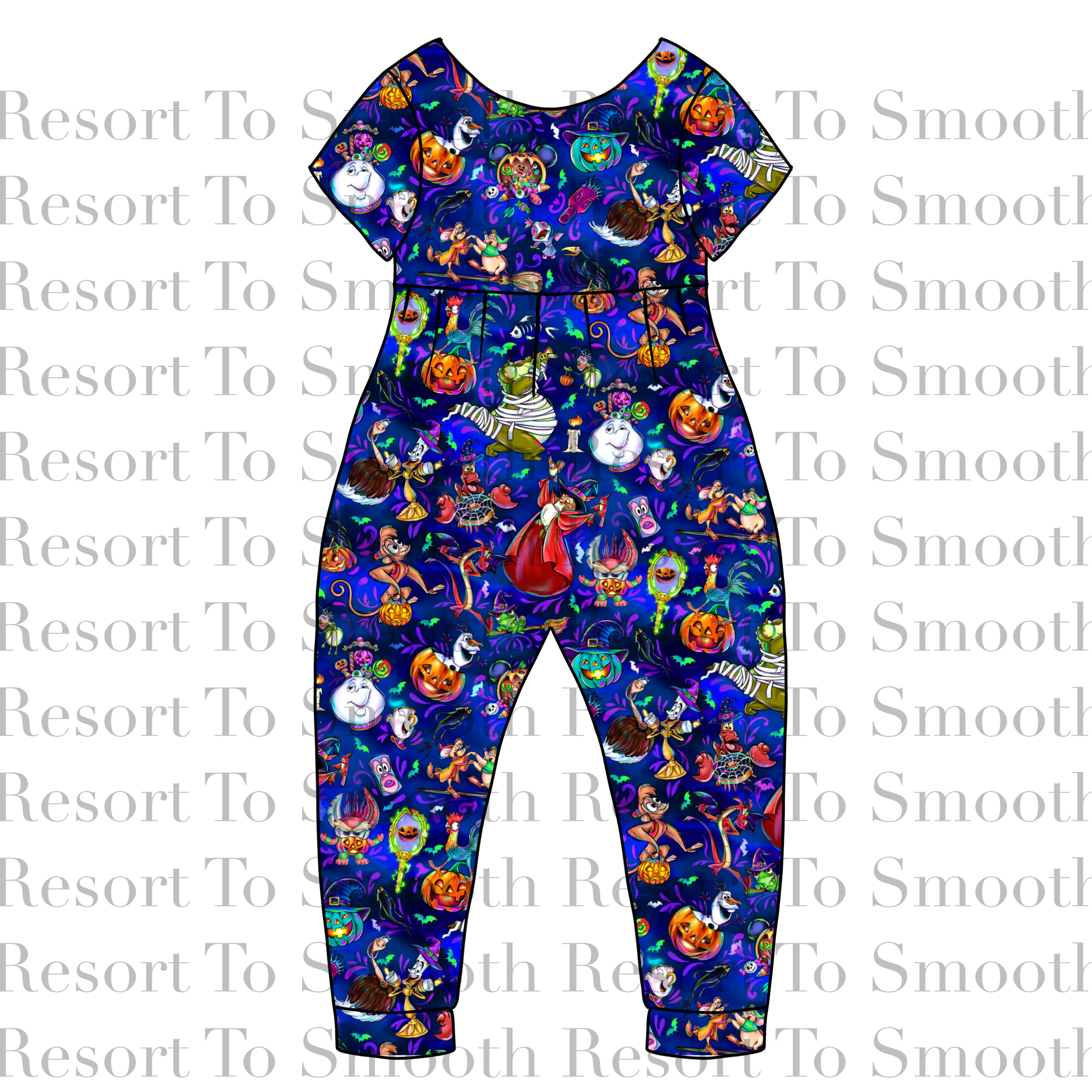 Spooky SideKicks Short Sleeve Bubble Romper
