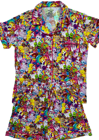 90’s Baby Women’s Formal Button Down Bamboo Sleep Set