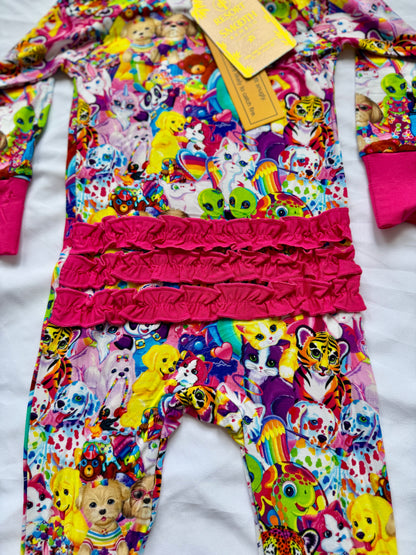 90’s Baby Ruffle Bamboo Zippy