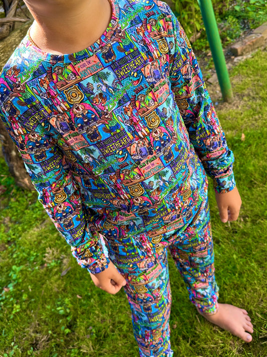 Zootopia Long Sleeve Pants Bamboo Set ( TRUE TO SIZE WITH LOOSE FIT )