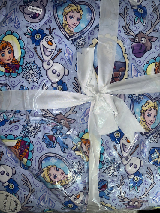 Frozen Bamboo Quilted Blanket 60x50”