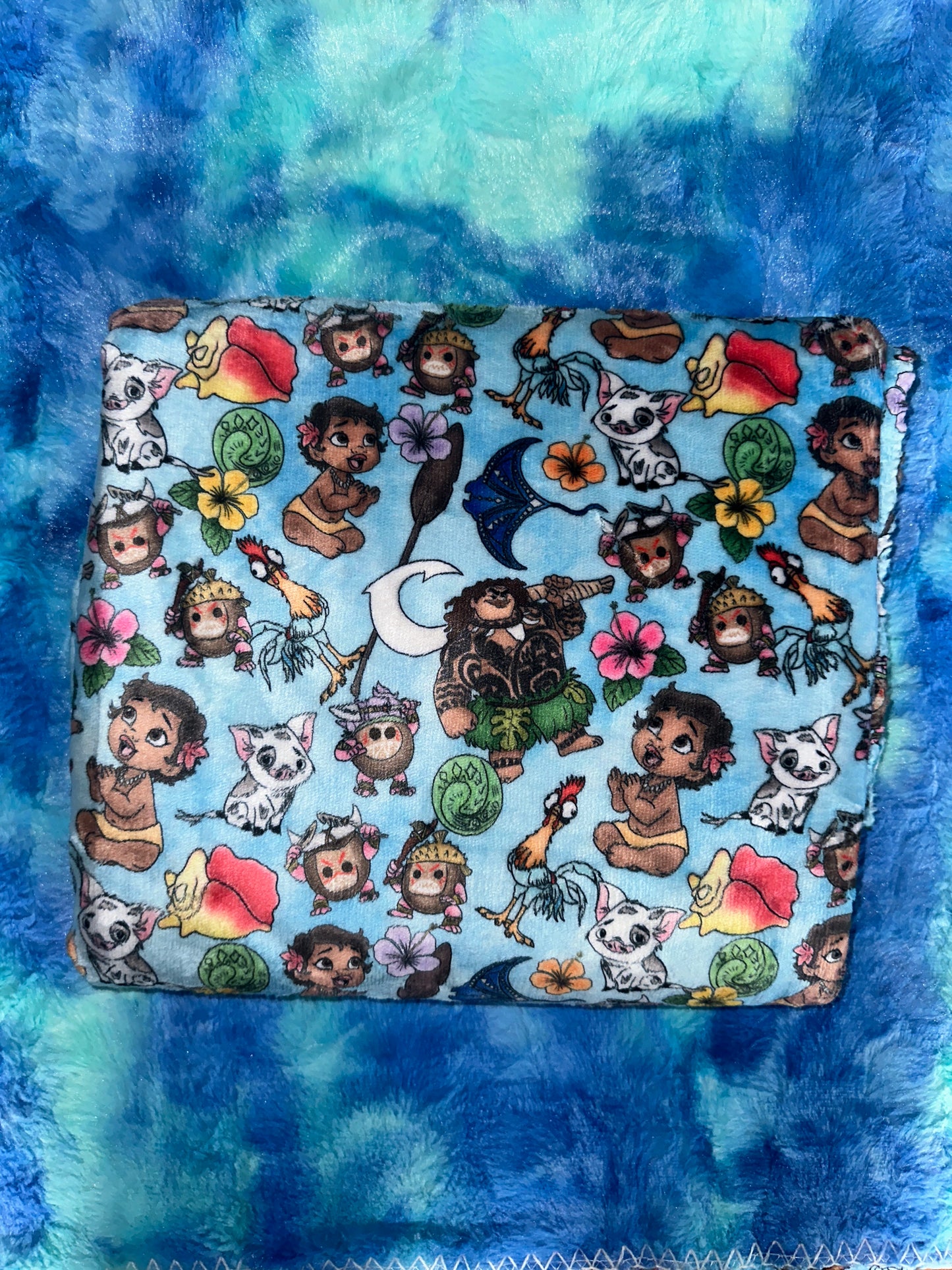 Baby Moana DOUBLE LAYERED MINKY BLANKET 60”x50”