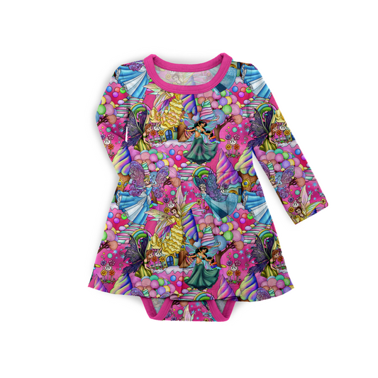 Fairy Princesses Long Sleeve BodySuit dress PRESALE