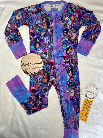 Island Princess Bamboo Ruffled Zippy