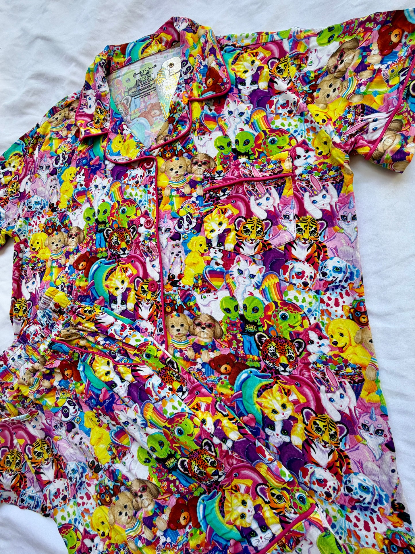 90’s Baby Women’s Formal Button Down Bamboo Sleep Set