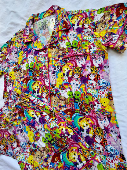 90’s Baby Women’s Formal Button Down Bamboo Sleep Set