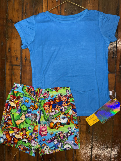 Lillypad Bamboo Short Sleeve Daywear Shorts