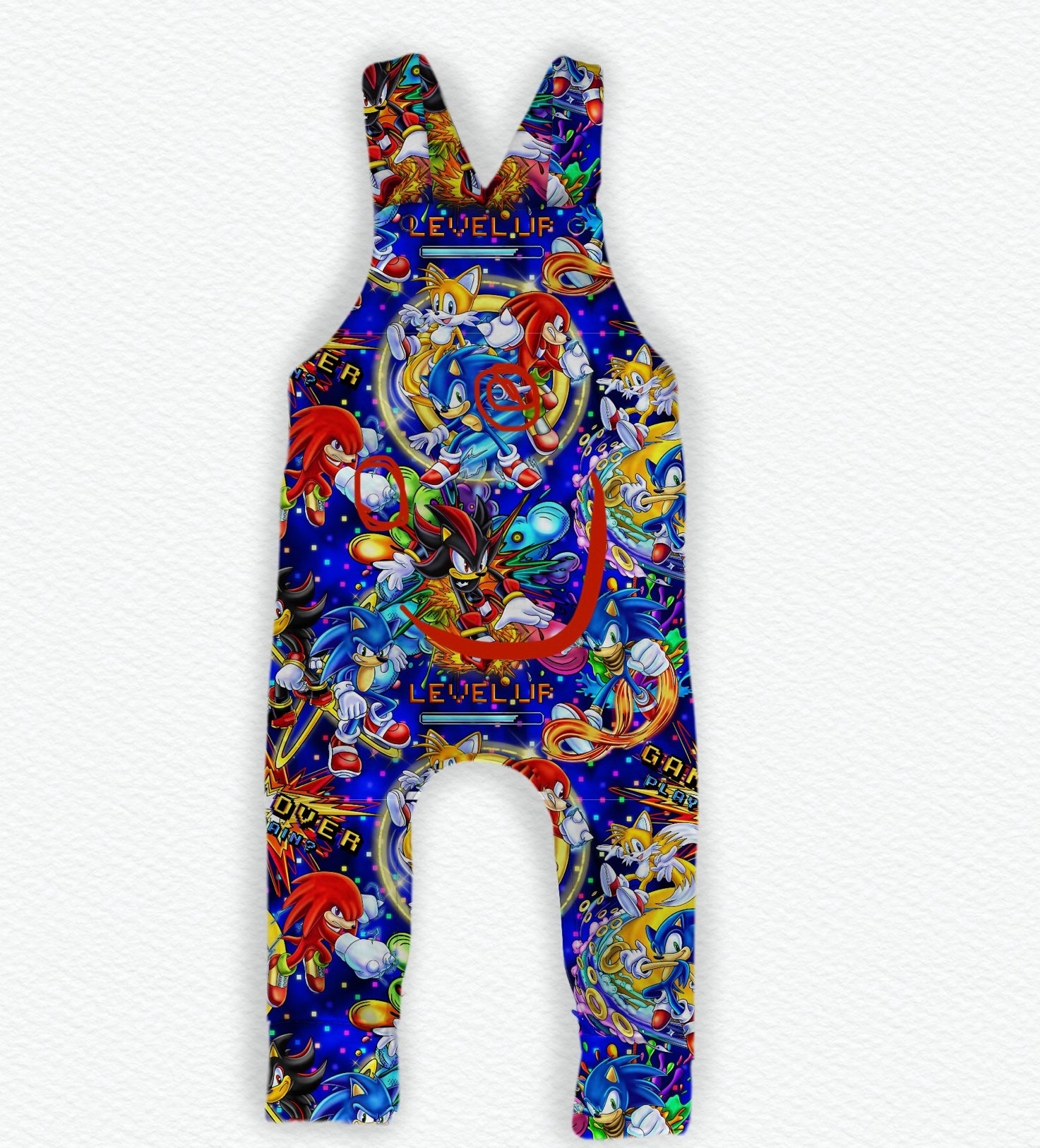 Sonic Bamboo Overalls Dungarees